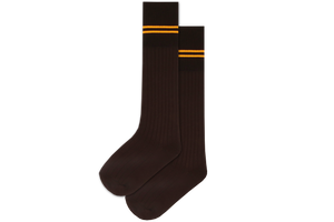 Boys 3/4 Striped Long Socks - Athol Heights 