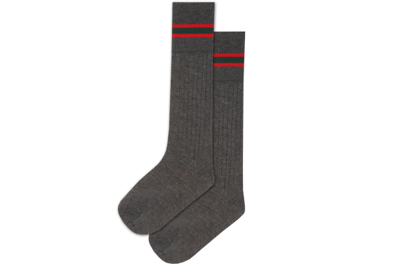 Boys 3/4 Striped Long Socks - Glenashley Prep