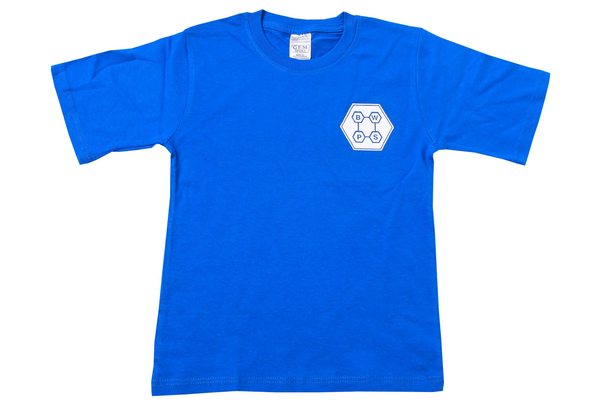 T Shirt Printed Berea West Prep Royal Kingfisher