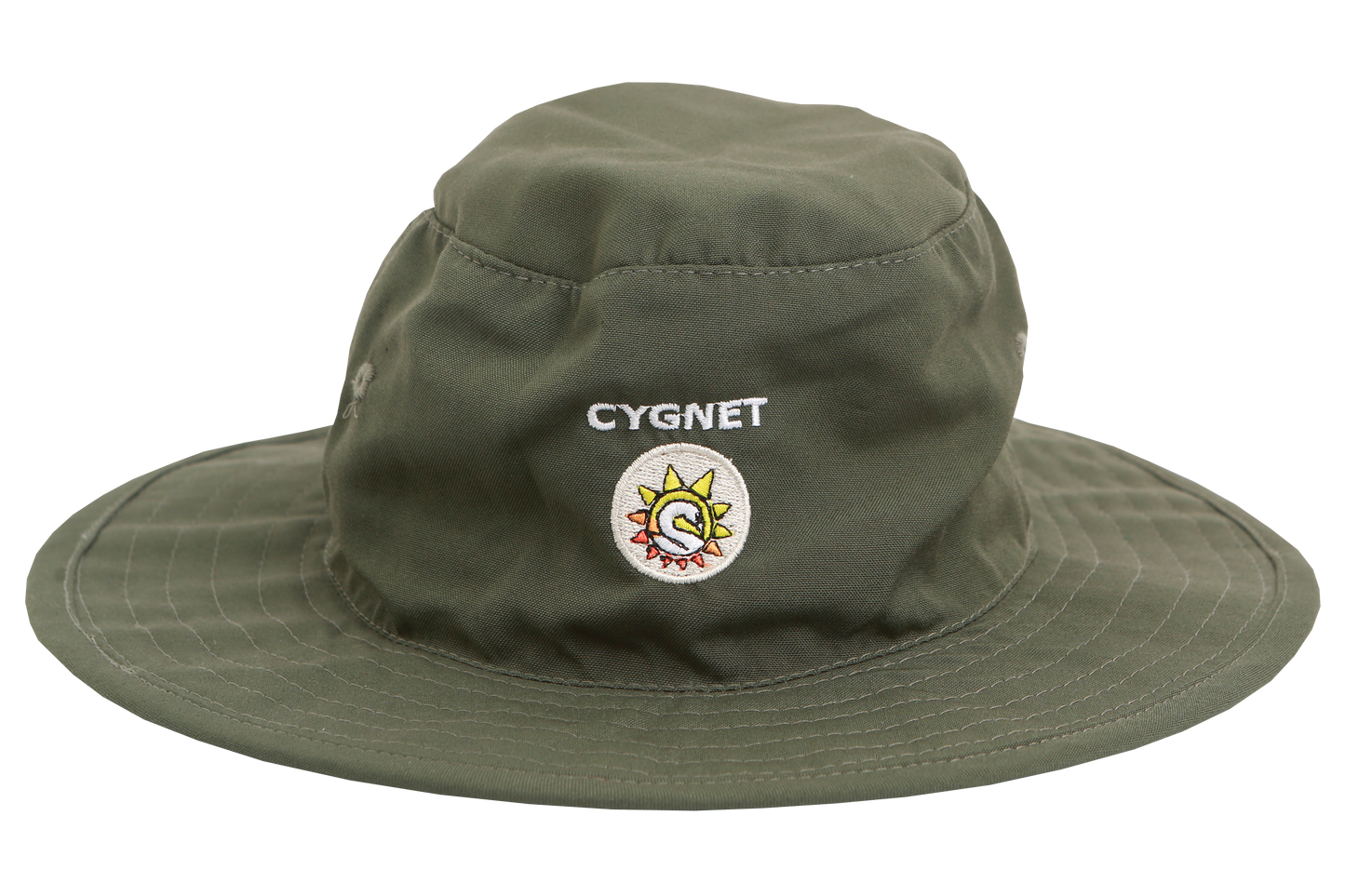 Floppy Hat Lovat Emb - Cygnet