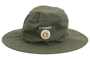 Floppy Hat Lovat Emb - Cygnet 