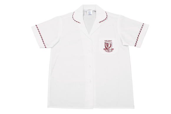 Shortsleeve Blouse Emb - New West Secondary School