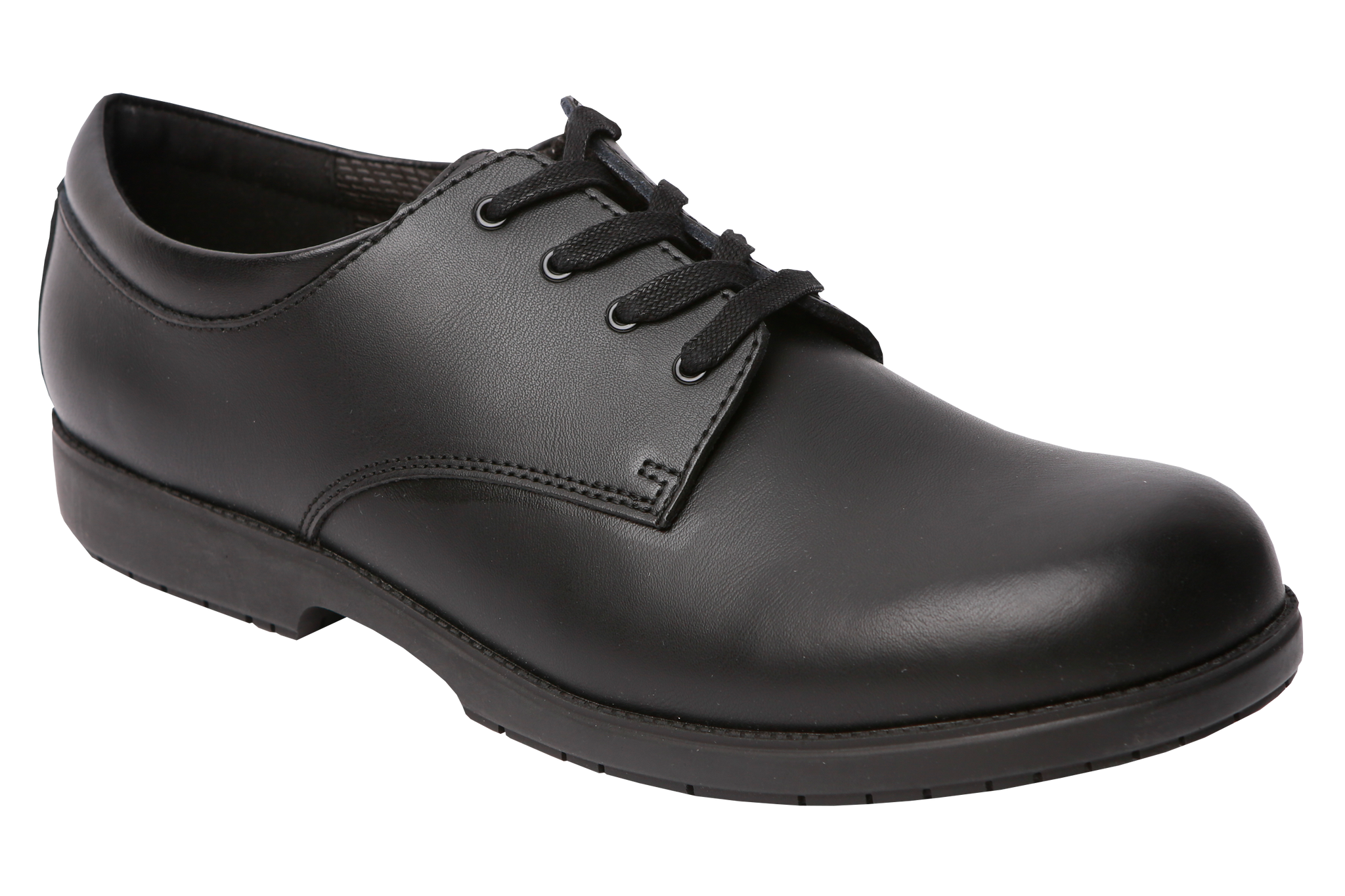 Greencross Lace Up School Shoes Black