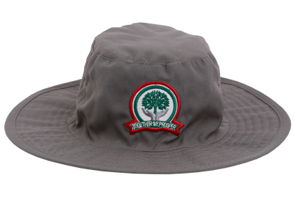 Floppy Hat Grey Emb - Glenashley Prep
