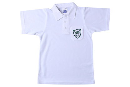 Golf Shirt White PRT - Manor Gardens (Sport)