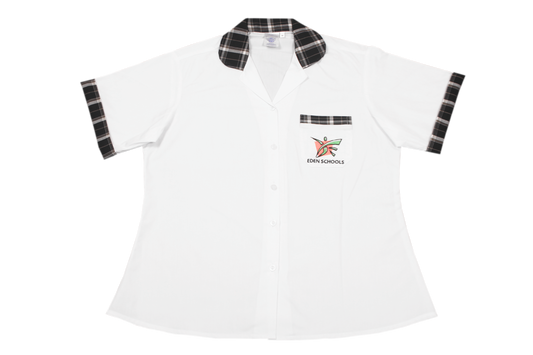 Shortsleeve Roundneck Blouse Emb - Eden College