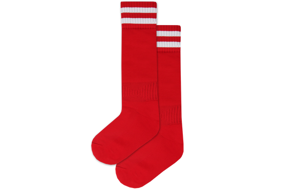 Rugby Socks Nylon - Holy Family College Red/White