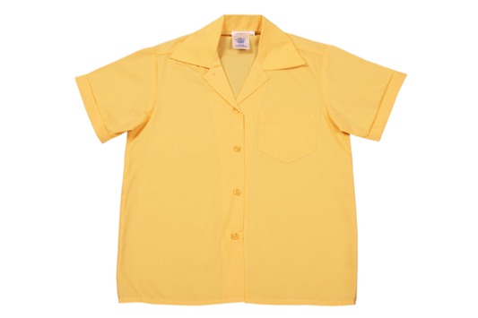 Shortsleeve Gladneck Blouse - Gold