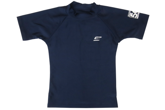 Second Skins-Rash Vest-Short Sleeve- Navy