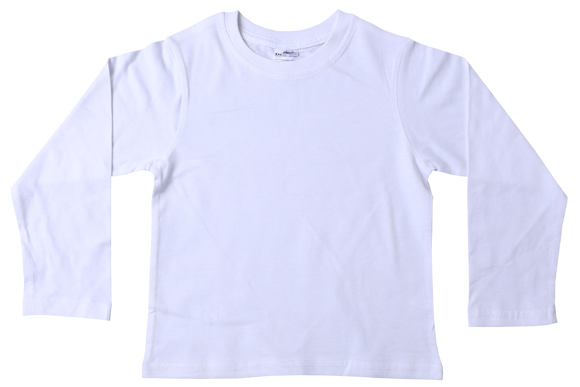 Long sleeve white t shirt png hot sale