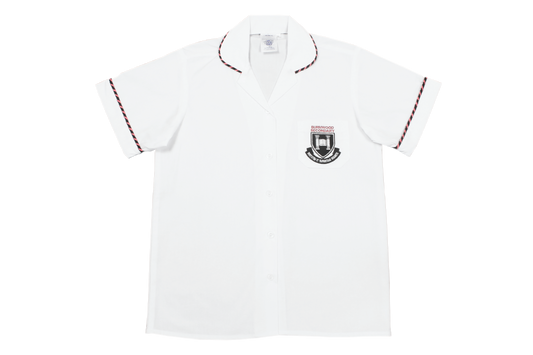 Shortsleeve Roundneck Blouse Emb - Burnwood Secondary
