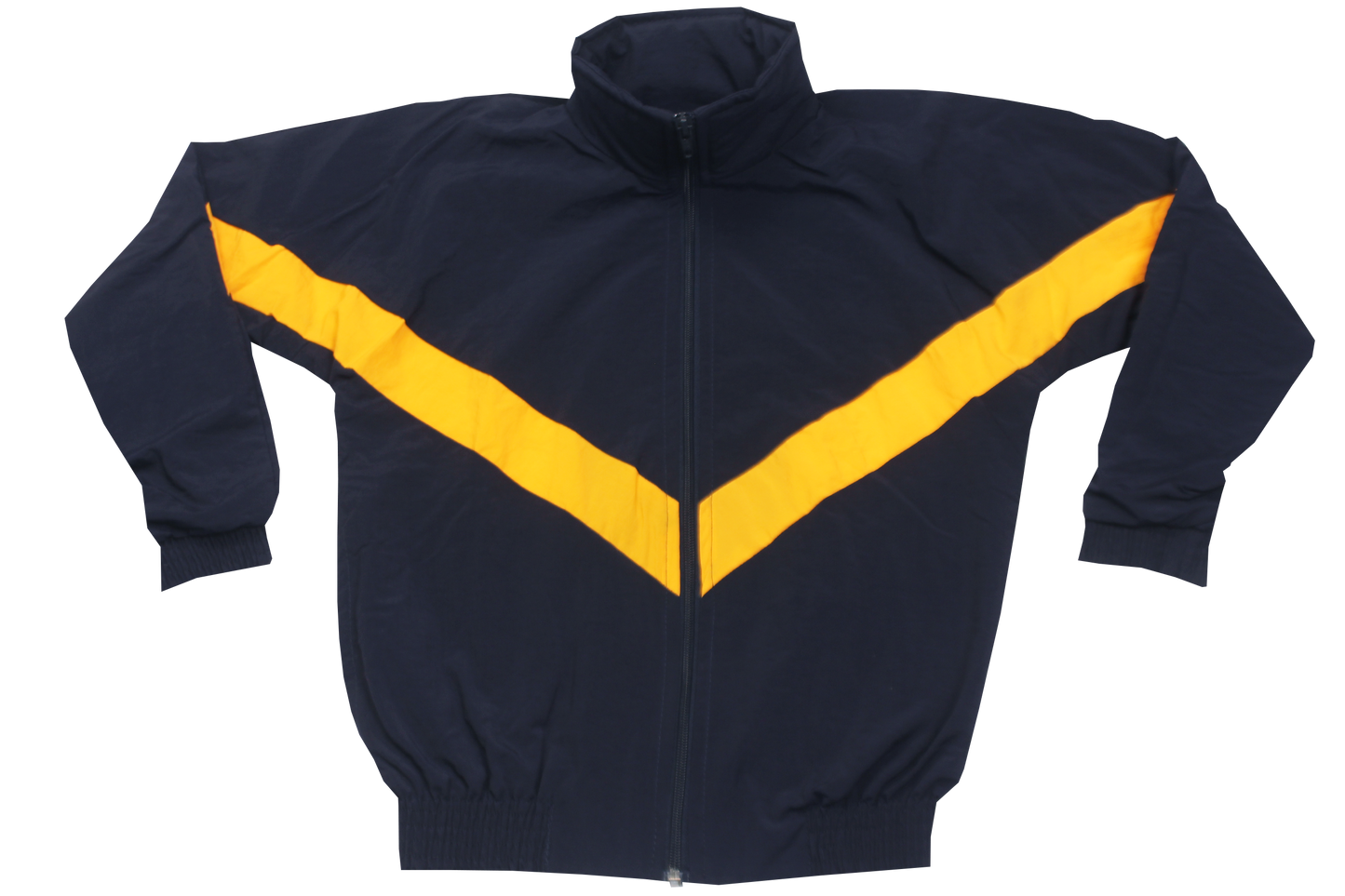 Taslon Tracksuit Set Plain  - Navy/Gold
