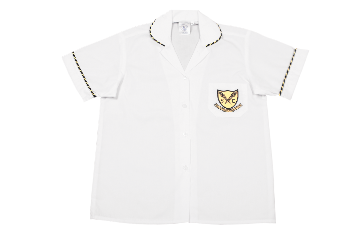 Shortsleeve Roundneck Blouse Emb - Sastri College