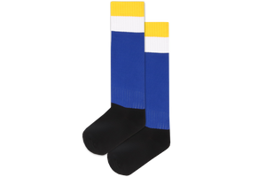 Rugby Socks Nylon - Kloof High School Royal/White/Yellow 