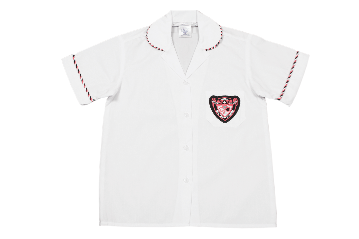 Shortsleeve Roundneck Blouse Emb - Holy Family College