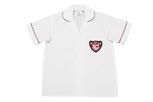 Shortsleeve Roundneck Blouse Emb - Holy Family College 