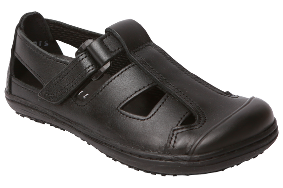 Froggies Boys School Sandals - Black