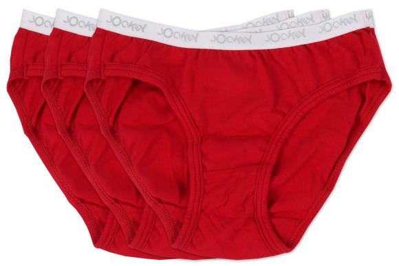 Underwear Girls Jockey - Red (3pk)