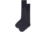 Boys 3/4 Plain Long Socks - Navy