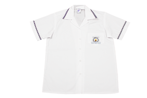 Shortsleeve Gladneck Blouse Emb - Umbilo 