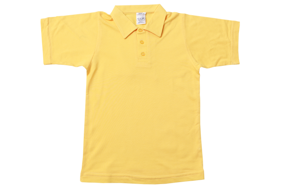 Golf Shirt Plain - Yellow