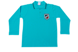 Golf Shirt Turq Long Sleeve EMB - Star High