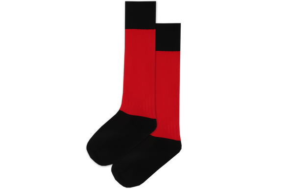 Rugby Socks Nylon - Holy Family College GIRLS Red/Black