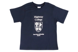 T-shirt Navy Printed - Highway College 