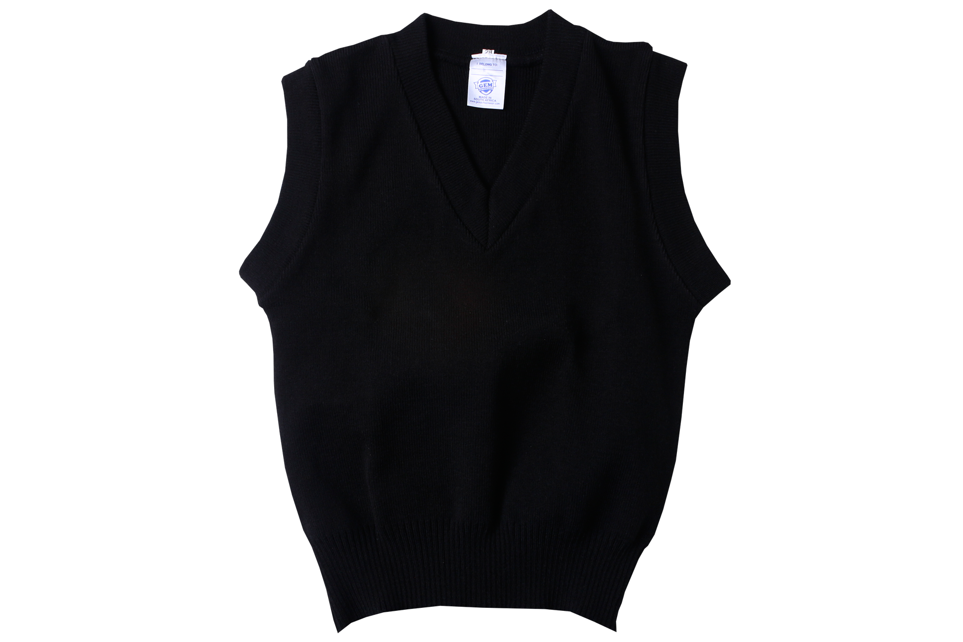 Sleeveless Pullover - Black – Gem Schoolwear Sleeveless Pullover - Black – Gem Schoolwear