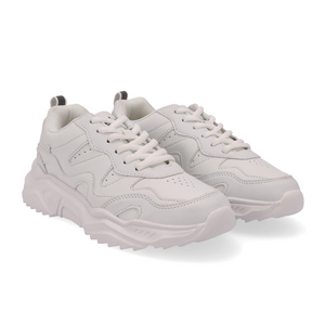 Toughees Thato Laceup Takkie - White 