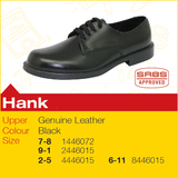Toughees Hank Lace Up School Shoes - Black